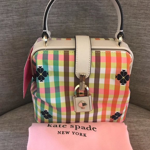 kate spade Bags Kate Spade Remedy Bella Plaid Multi Top Handle Bag